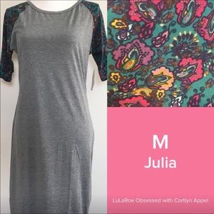 LuLaRoe 3 quarter length Julia dress